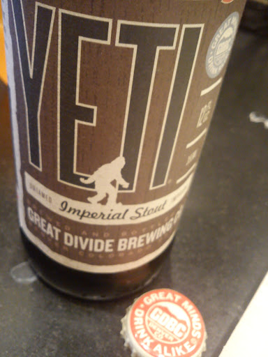 Yeti Imperial Stout from Great Divide Brewing.